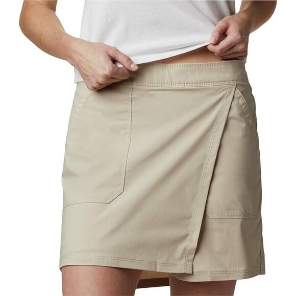 Columbia Skort Longer Days Fossil size 10 NWOT Pickleball Hiking Golf UPF 50 - Picture 1 of 7